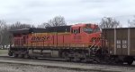 BNSF coal train DPU